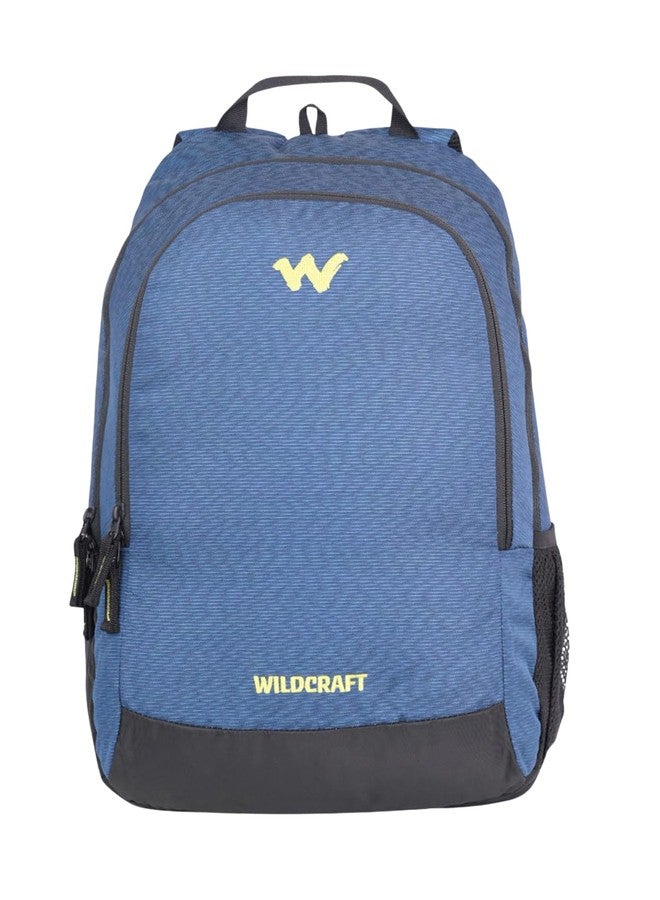 Wildcraft Nylon Backpack 26L College | School | Travel Bag Durable | Water-Resistant | Lightweight & Stylish Bag For Unisex - Navy - Image 1